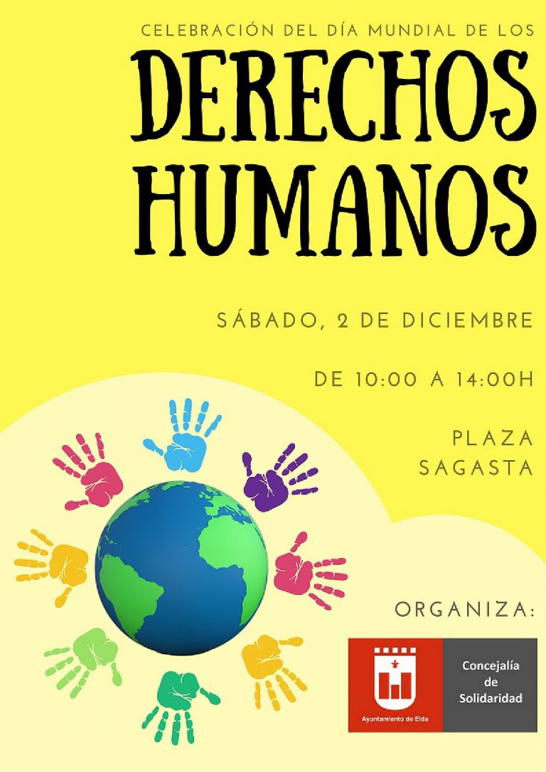 Elda celebra el Día de los Derechos Humanos con actividades en la Plaza Sagasta Excmo