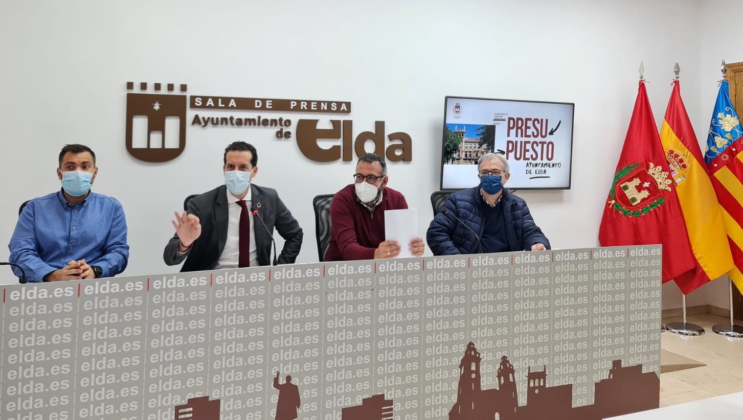 El alcalde Rubén Alfaro presenta los Presupuestos Municipales más sociales de la historia de Elda