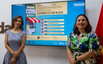 El Ayuntamiento ofrece un programa de talleres para ayudar a los comercios de Elda en su proceso de transformación digital