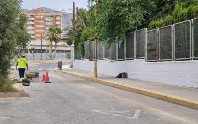 El Ayuntamiento de Elda mejora los accesos al colegio público Juan Rico y Amat para facilitar la entrada y salida de los escolares