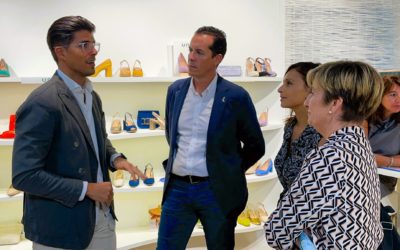 El alcalde de Elda, Rubén Alfaro, se desplaza a Milán para respaldar a las empresas eldenses que participan en la feria del calzado MICAM 2022