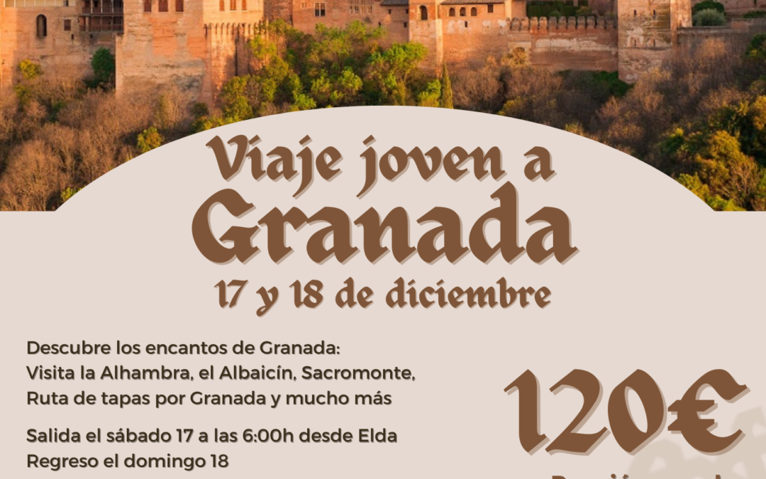 La Concejalía de Juventud organiza una excursión a un circuito de karts y un viaje de fin de semana a Granada como actividades dirigidas a los y las jóvenes de Elda