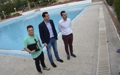 Obras en las piscinas municipales