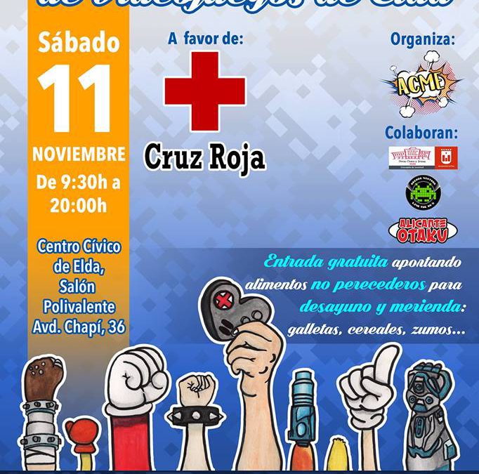 Jornada Solidaria de Videojuegos a favor de Cruz Roja