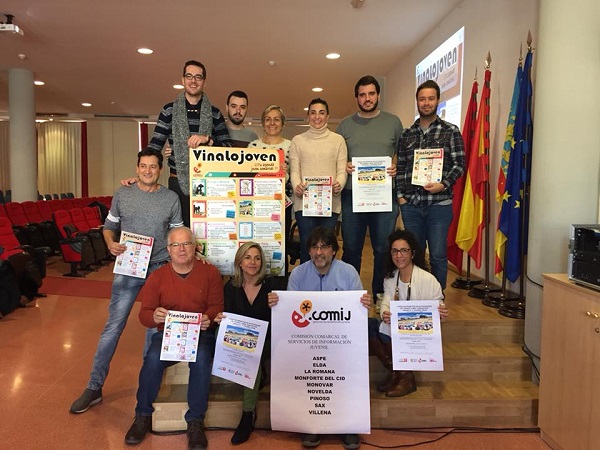 La COMIJ presenta la Agenda Comarcal de Juventud bajo el nombre de  Vinalojóven