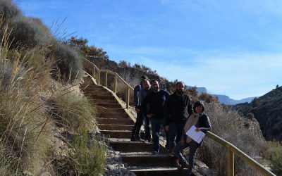 Elda estrena acceso en la presa del pantano