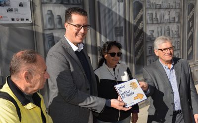 Elda señaliza la ruta del Camino de Santiago a su paso por en interior del casco urbano