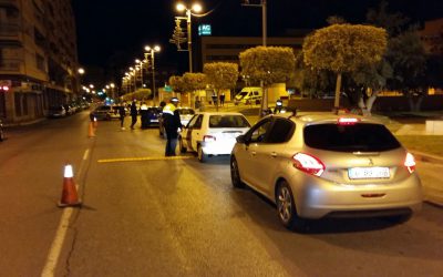 Una treintena de atestados, denuncias y actas en 10 días de campaña de la Policía Local contra el alcohol y drogas al volante