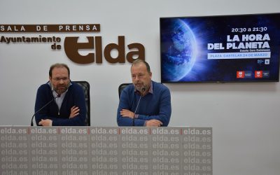 Elda se suma a “La hora del planeta” para concienciar sobre el cambio climático