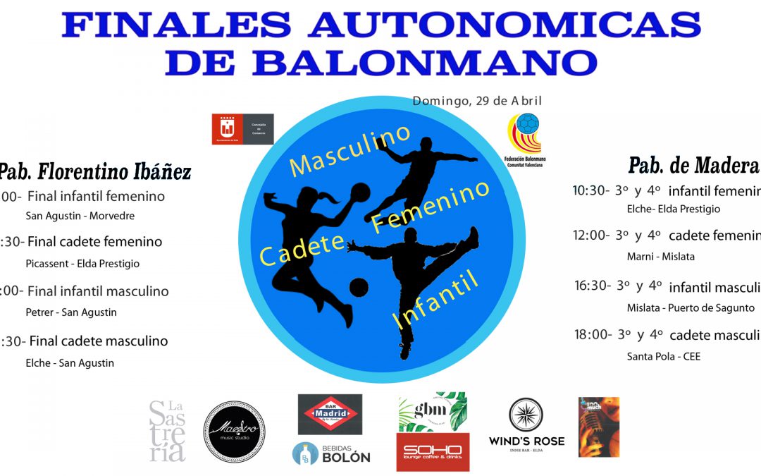 Elda acogerá las finales autonómicas de balonmano de los XXXIV Juegos Deportivos