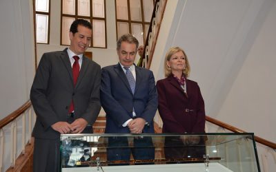 El expresidente Rodríguez Zapatero asiste mañana en Elda a la inauguración de la exposición permanente de la vara de Azaña