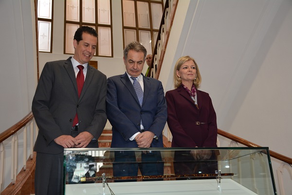 El expresidente Rodríguez Zapatero asiste mañana en Elda a la inauguración de la exposición permanente de la vara de Azaña