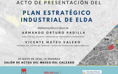 Mañana se presenta el Plan Estratégico Industrial con el objetivo de potenciar el tejido productivo de la ciudad
