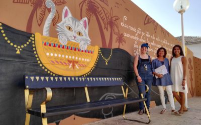El Ayuntamiento inaugura un mural artístico sobre la protección animal