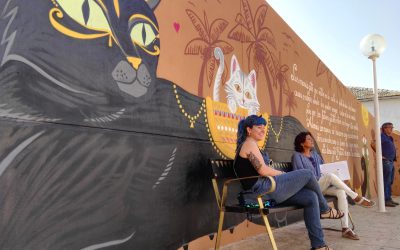 El mural de defensa animal creado por la concejalía de Urbanismo opta a un premio provincial