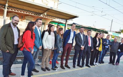 El nuevo servicio de Cercanías que conecta Elda con Alicante entra en funcionamiento