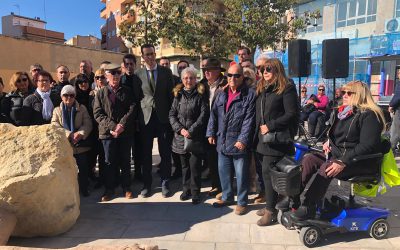 Elda inaugura el monumento en recuerdo de las víctimas eldenses en el campo de concentración nazi de Mauthausen