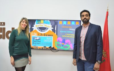 El ‘Street Food Market’ llega a la Plaza Castelar de Elda para celebrar el Carnaval