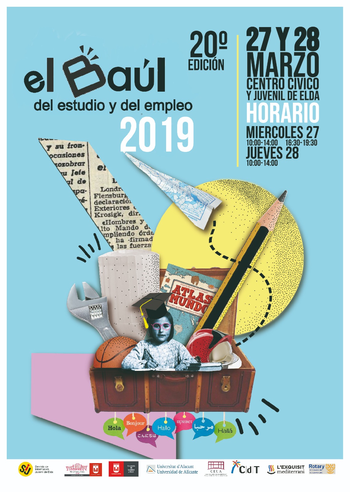 El Baúl del Estudiante de Elda celebra su 20 aniversario el próximo 27 y 28 de marzo