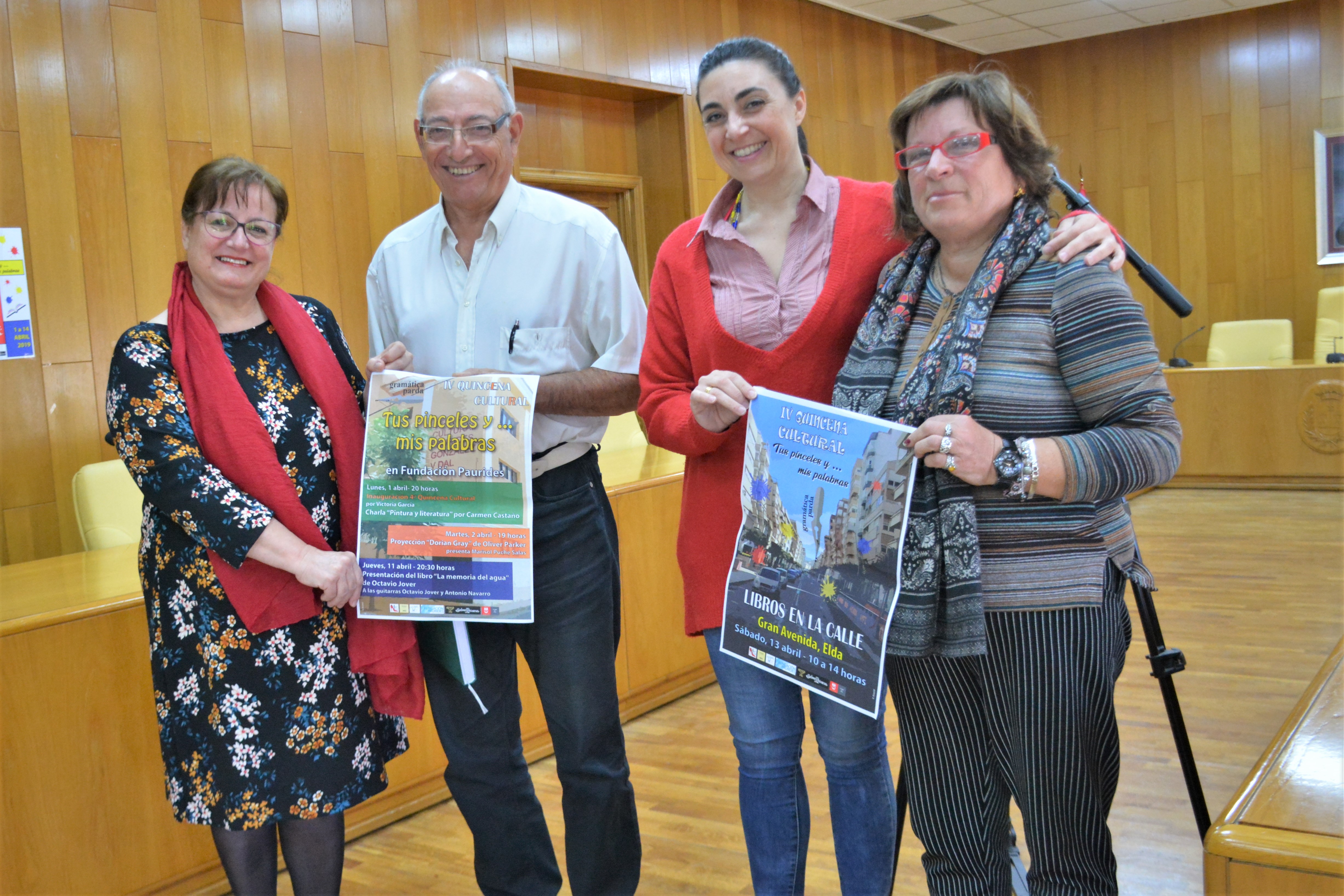 La asociación eldense de escritores Gramática Parda celebra su IV Quincena Cultural bajo el título ‘Tus pinceles y mis palabras’