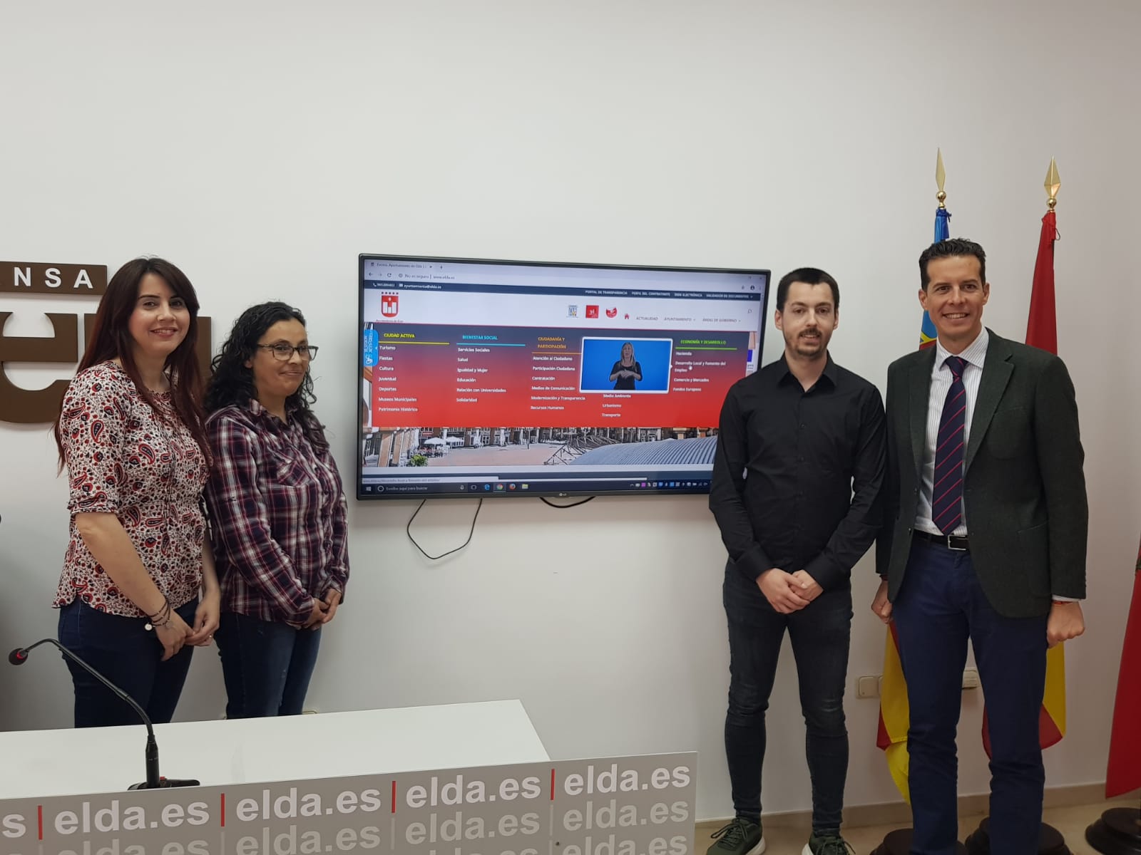 Elda.es se convierte en la primera web municipal de la Comunidad Valenciana en adaptarse a la lengua de signos