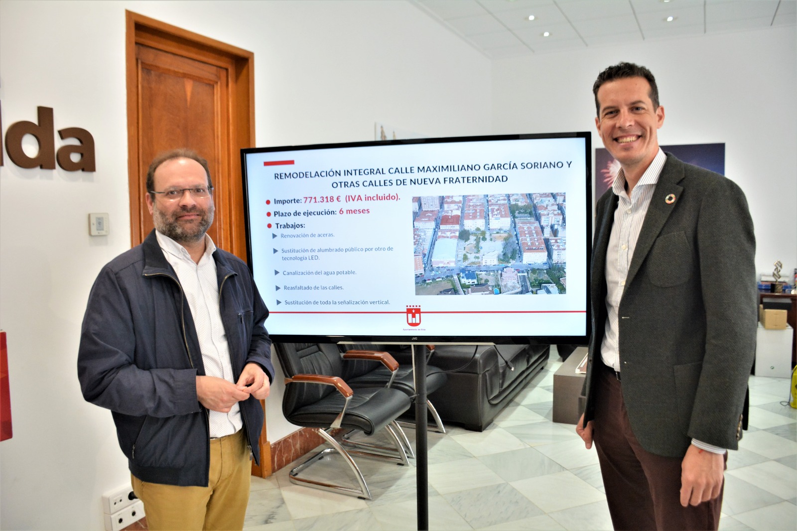 El Ayuntamiento de Elda adjudica las obras de  remodelación de la calle Maximiliano García Soriano y adyacentes