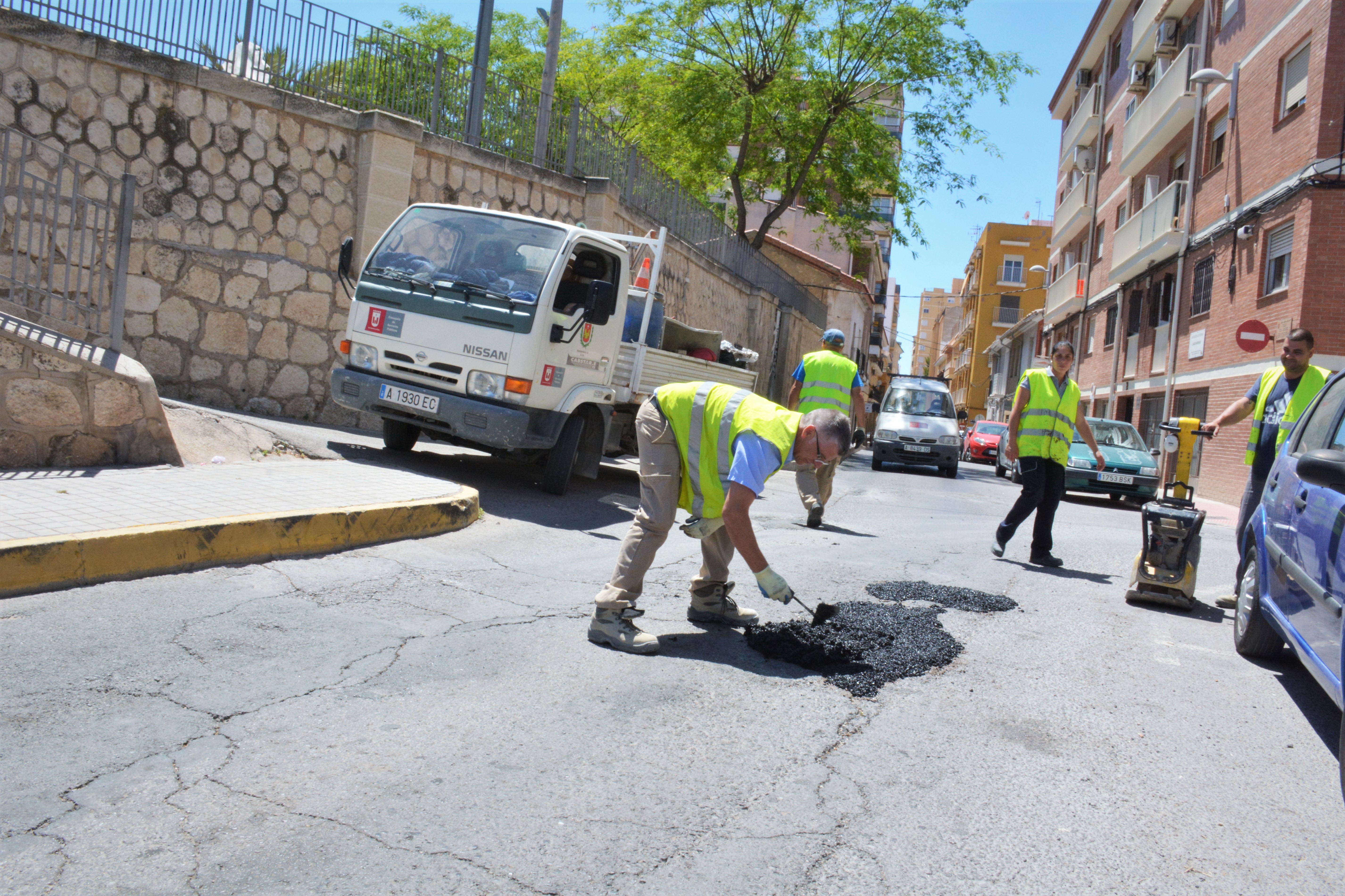 El Ayuntamiento de Elda reparará las escaleras de la calle San Juan que se vieron afectadas por las lluvias torrenciales de Semana Santa