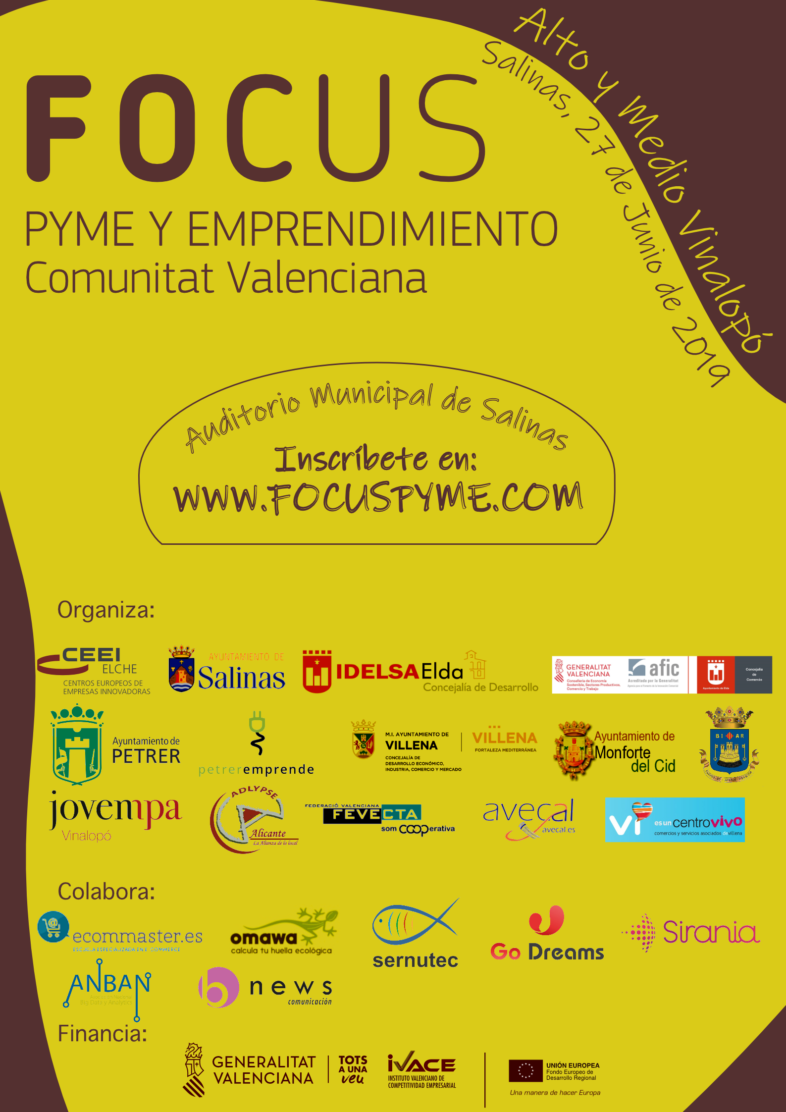 El Ayuntamiento de Elda presentará el ‘Mapa del Comercio de Proximidad’ en el evento Focus Pyme Alto y Medio Vinalopó de Salinas