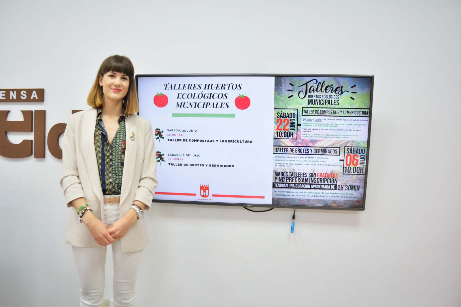 Los huertos ecológicos municipales de Elda abren sus puertas a la ciudadanía los próximos 22 de junio y 6 de julio