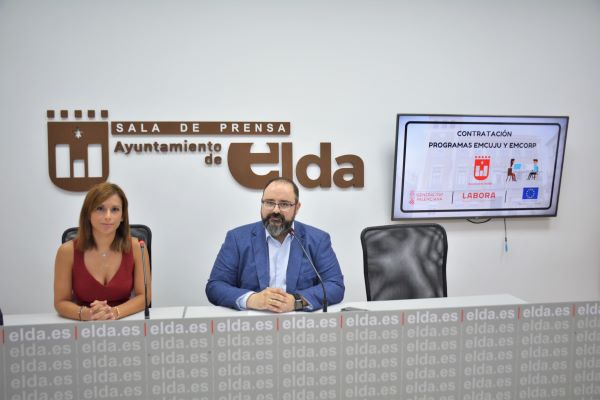 El Ayuntamiento de Elda destinará más de 1,2 millones de euros para la contratación de jóvenes titulados y personas mayores de 30 años