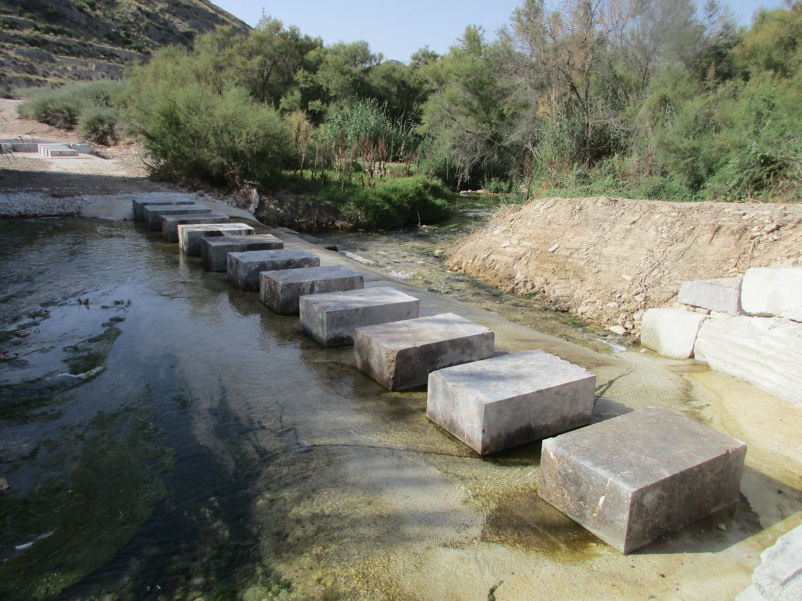 El Ayuntamiento de Elda rehabilita un paso natural del río Vinalopó desaparecido tras las lluvias torrenciales
