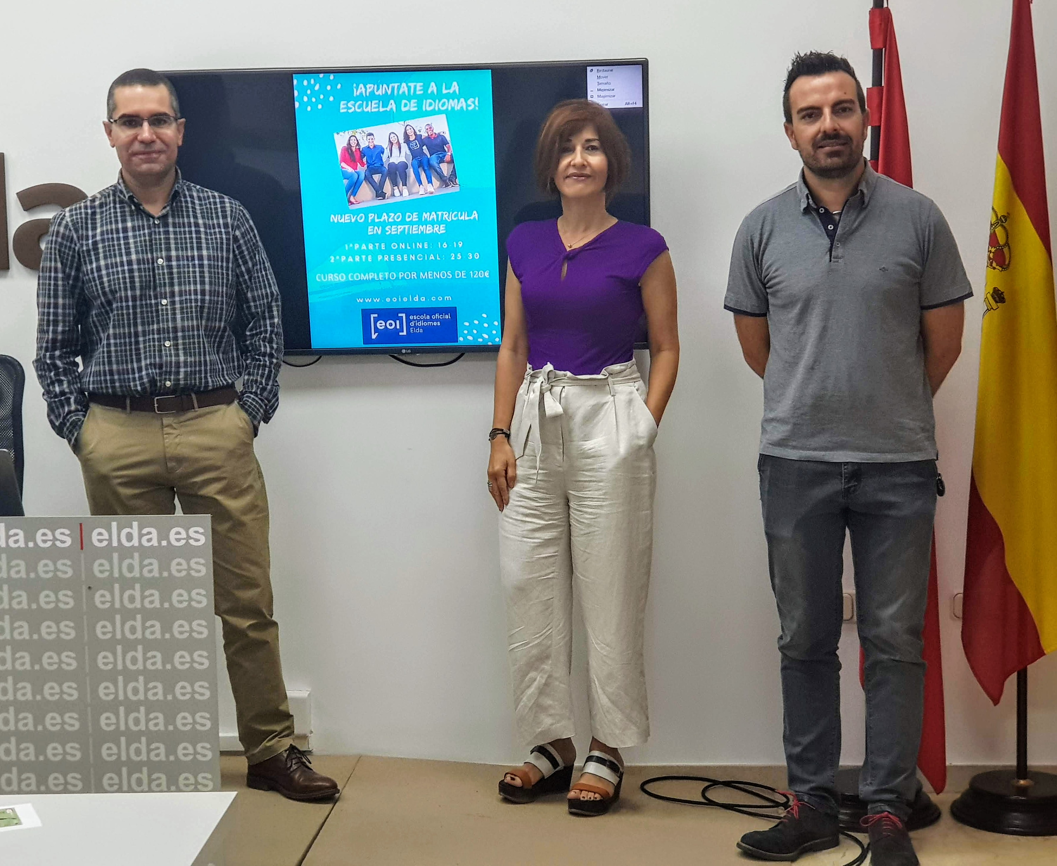 La EOI de Elda contará el proximo curso con el nivel C1 de italiano y el desdoblamiento del C1 y C2 de inglés como novedades