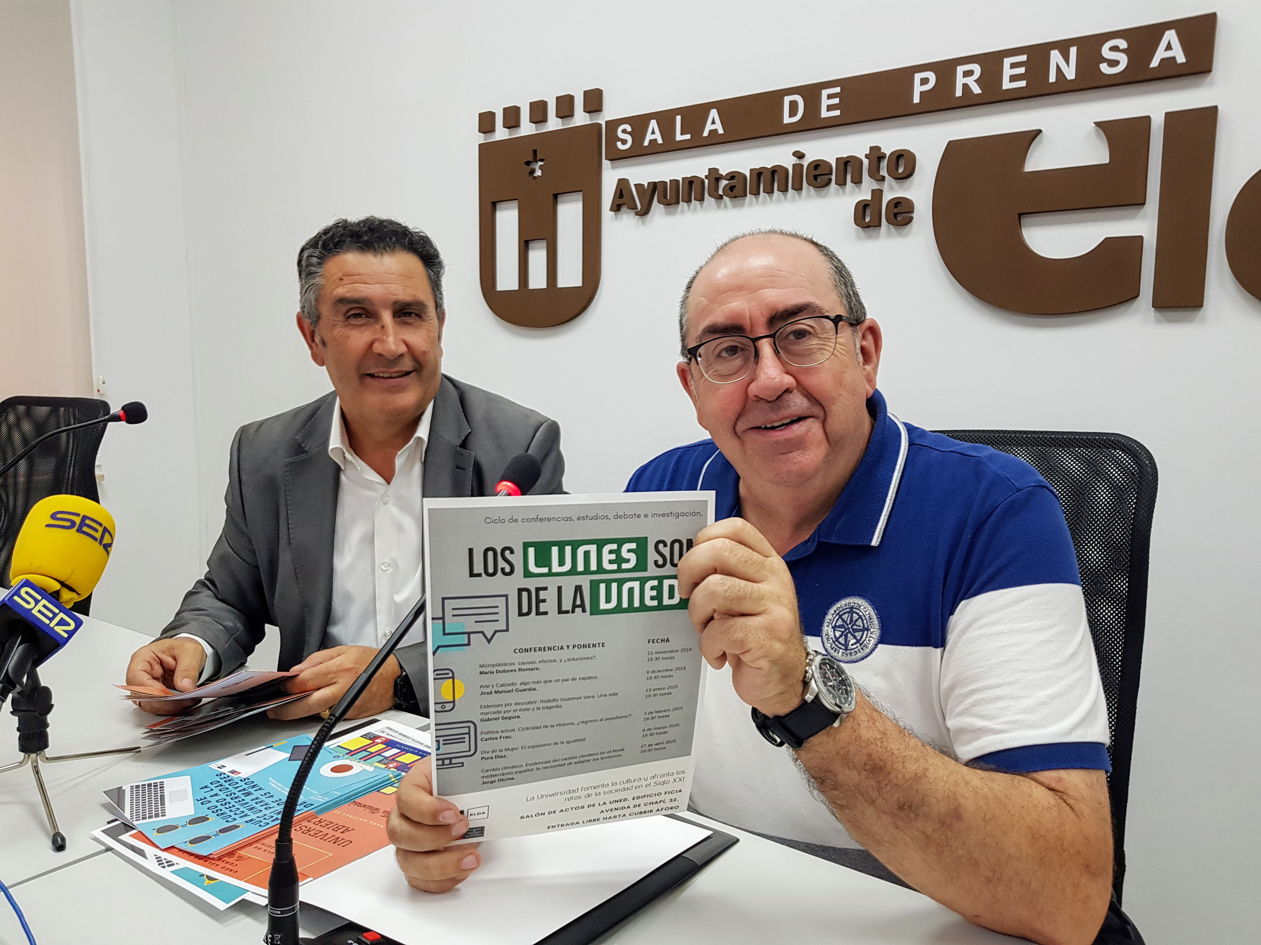 La UNED de Elda amplía su oferta para el próximo curso con un ciclo de conferencias gratuito que tendrán lugar un lunes de cada mes