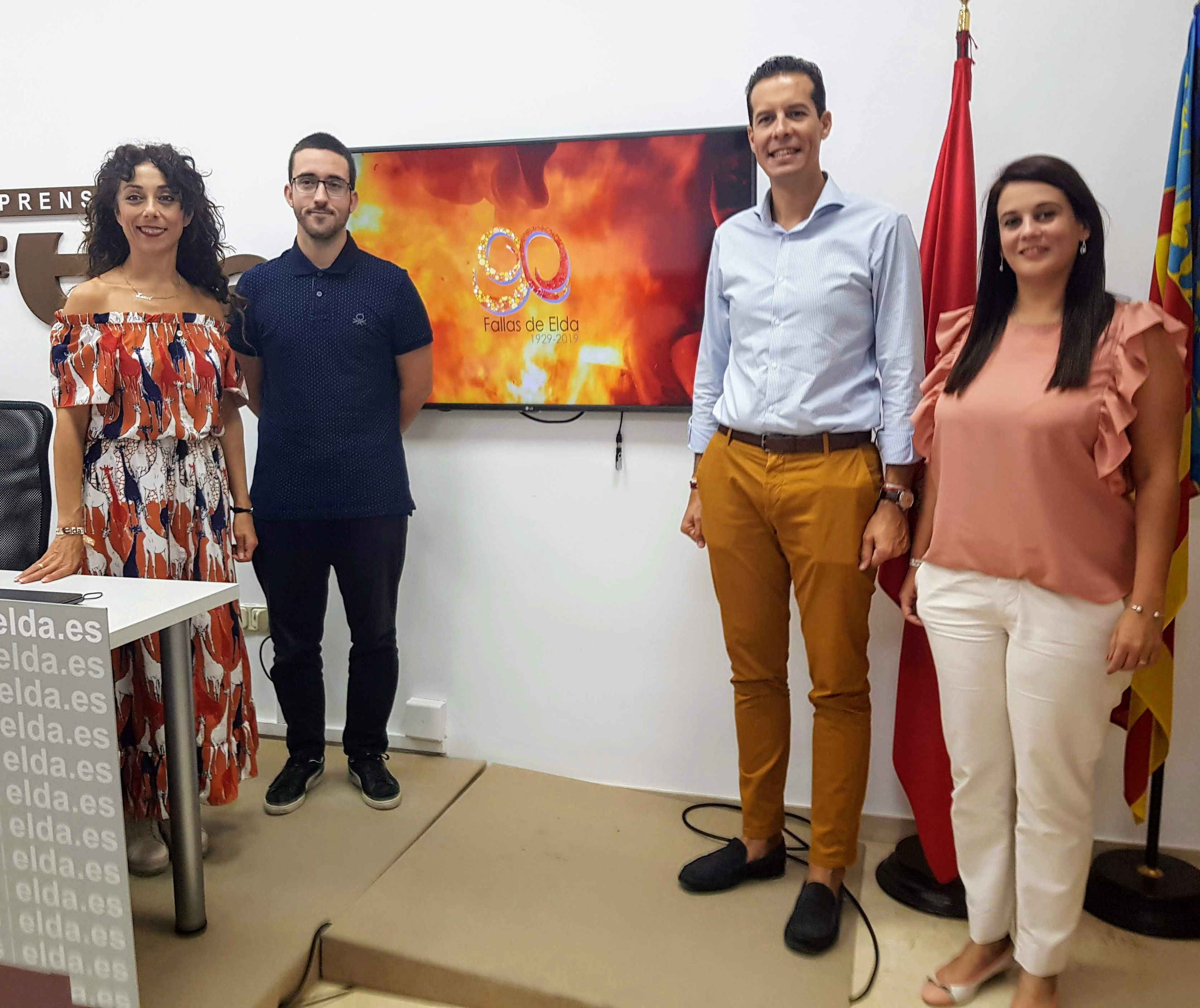 El Ayuntamiento presenta el vídeo oficial para la promoción de las Fallas de Elda 2019