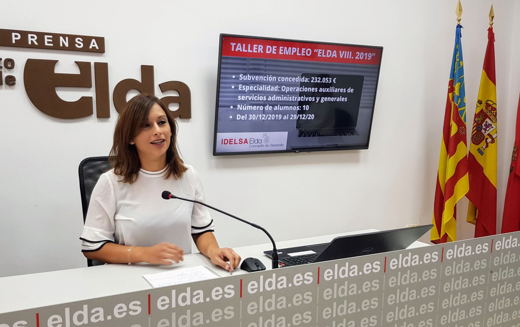 Elda recibe una subvención de 232.054 euros para la puesta en marcha de un nuevo Taller de Empleo con diez alumnos