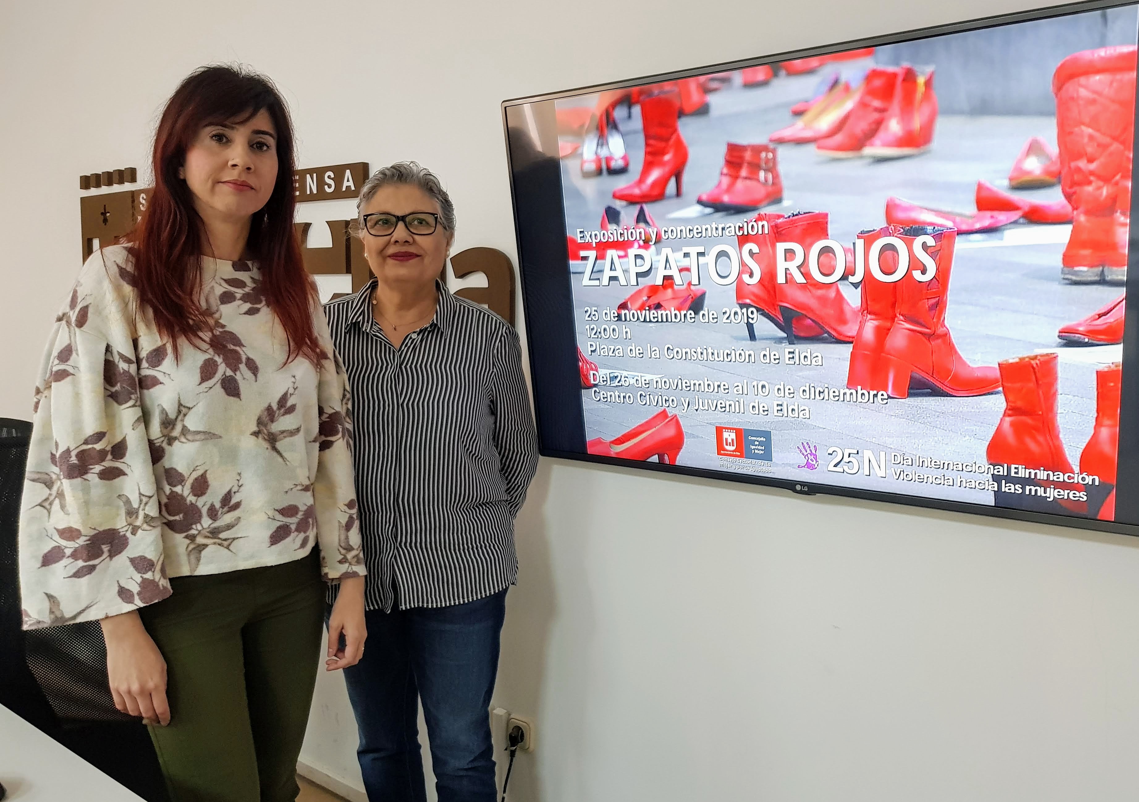 La Concejalía de Igualdad organiza la campaña ‘Zapatos Rojos’ para visibilizar la lacra de las agresiones machistas