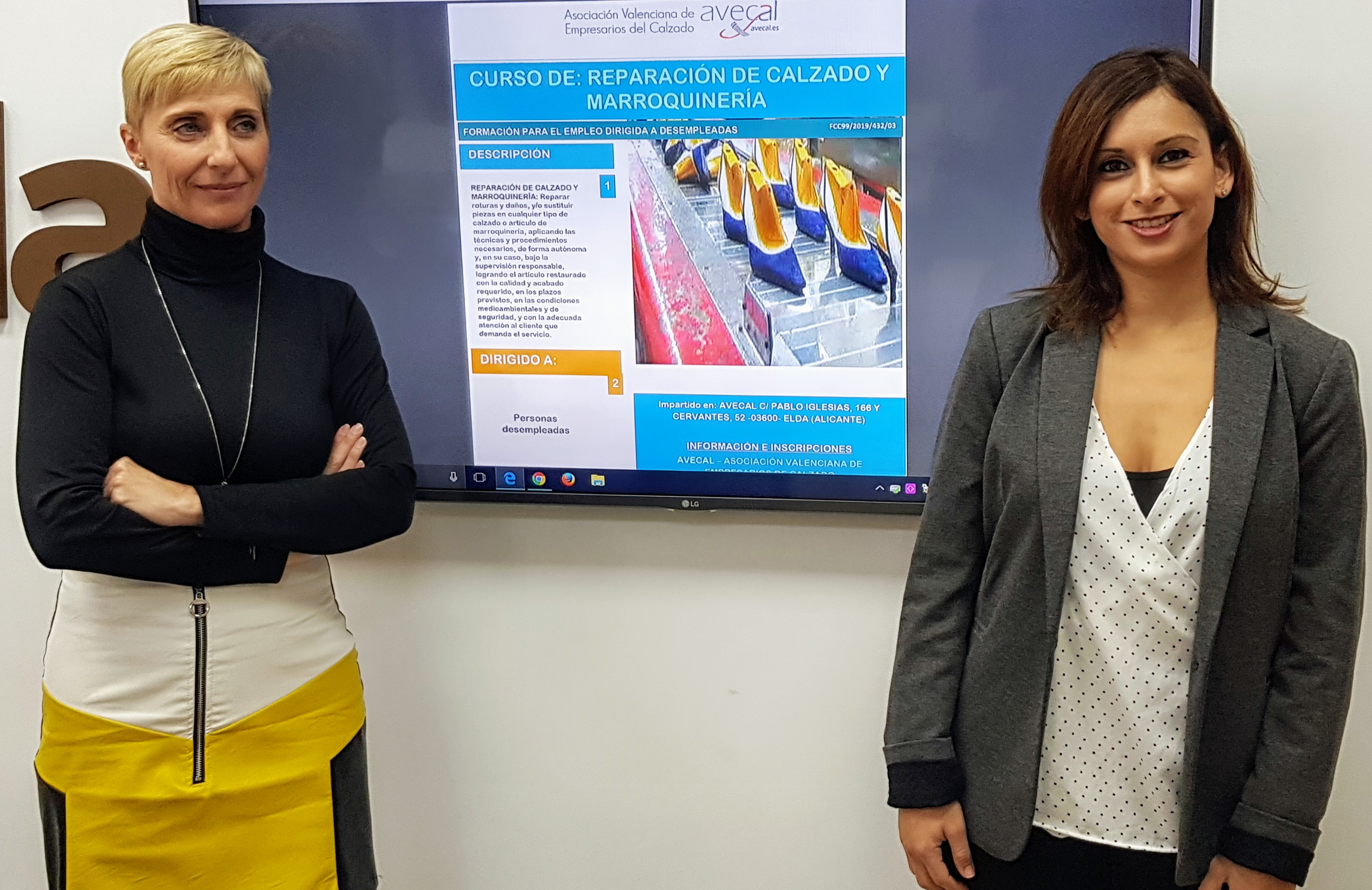 Avecal imparte un curso profesional de Reparación de Calzado y Marroquinería en colaboración con Idelsa