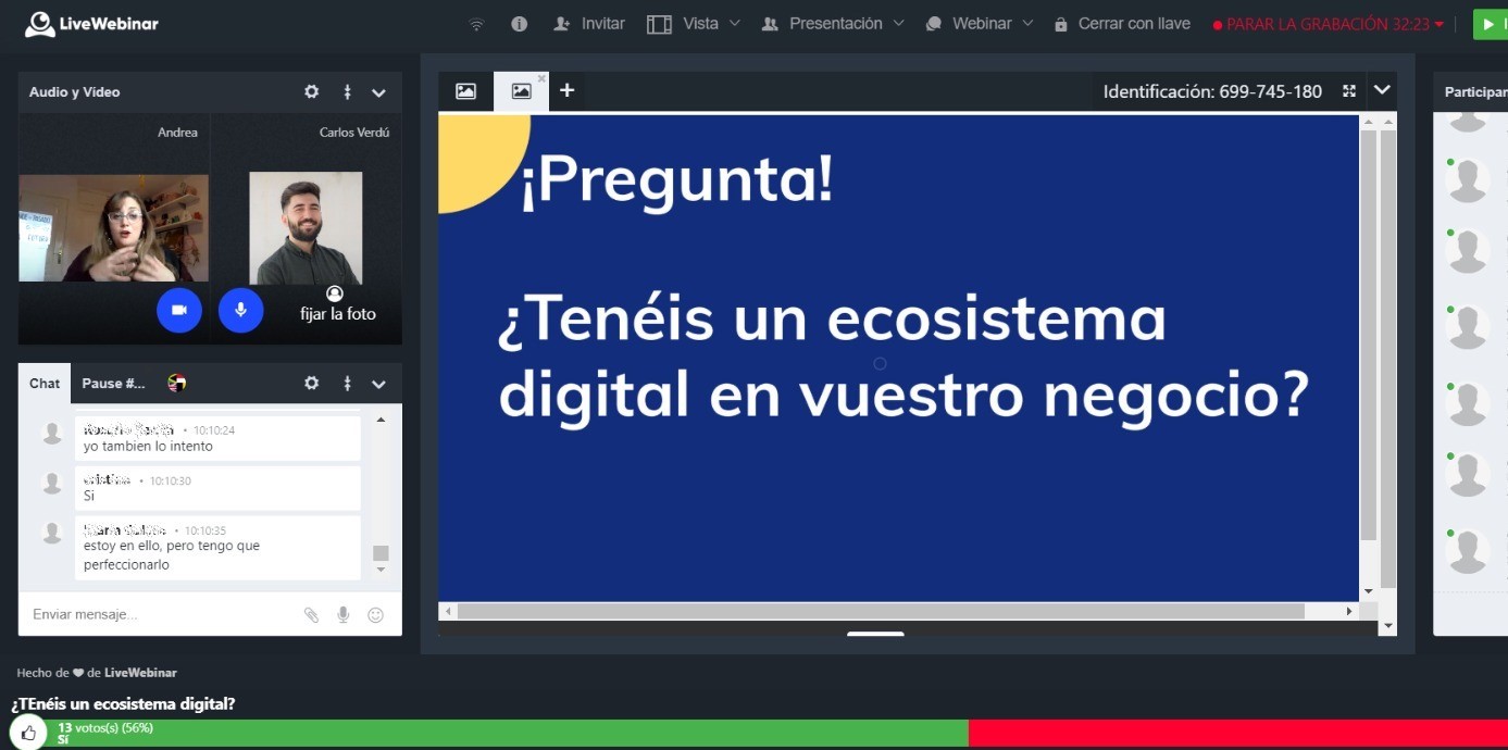 Cerca de un centenar de pymes, comercios y emprendedores participan en las sesiones virtuales de Elda Avanza