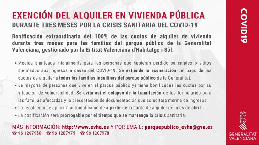 Más de 300 familias eldenses se benefician de la bonificación durante tres meses del pago del alquiler de viviendas de titularidad pública