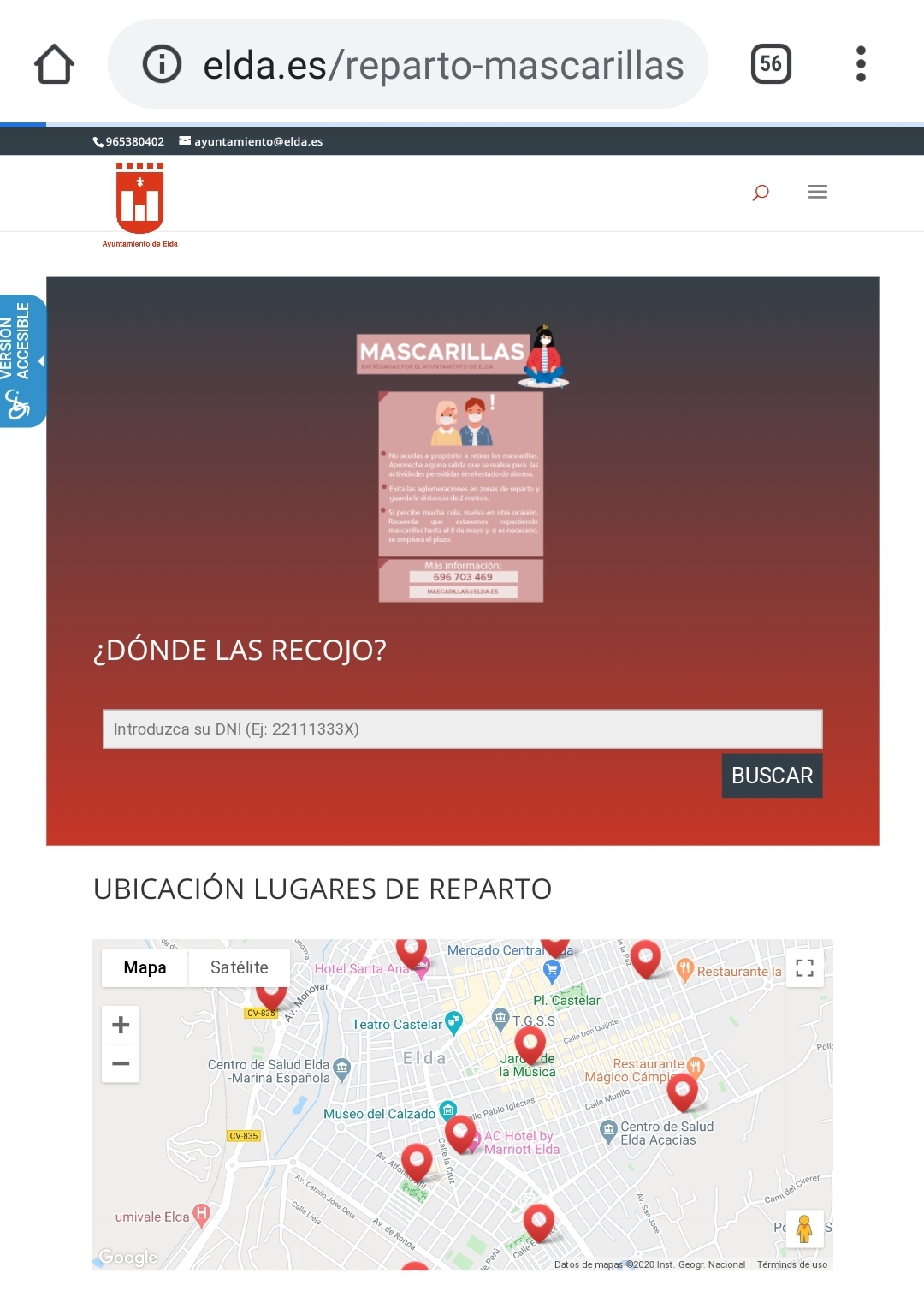 El Ayuntamiento de Elda inicia este miércoles el reparto de mascarillas infantiles y de adultos fabricadas por empresas y talleres eldenses
