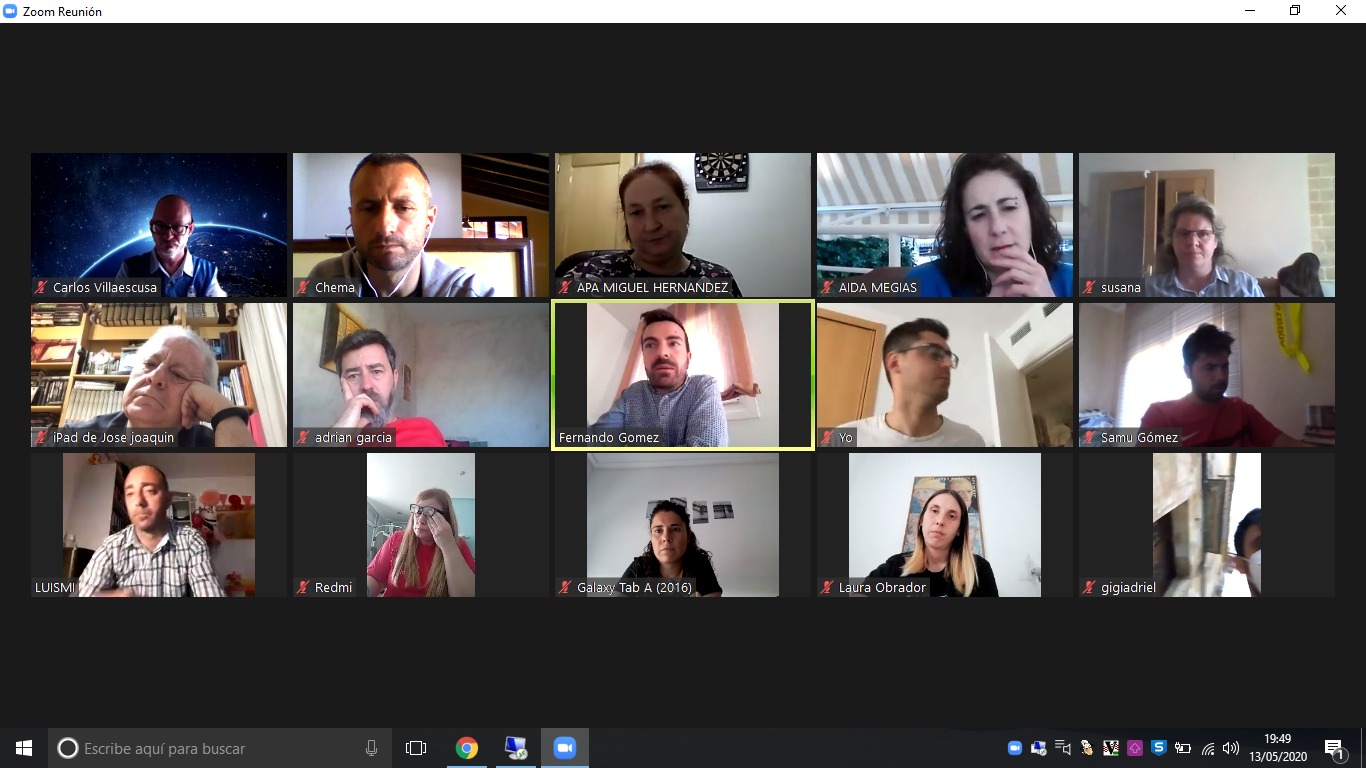 El Ayuntamiento reúne al Consejo Local del Deporte Escolar por vía telemática por primera vez desde la declaración del estado de alarma