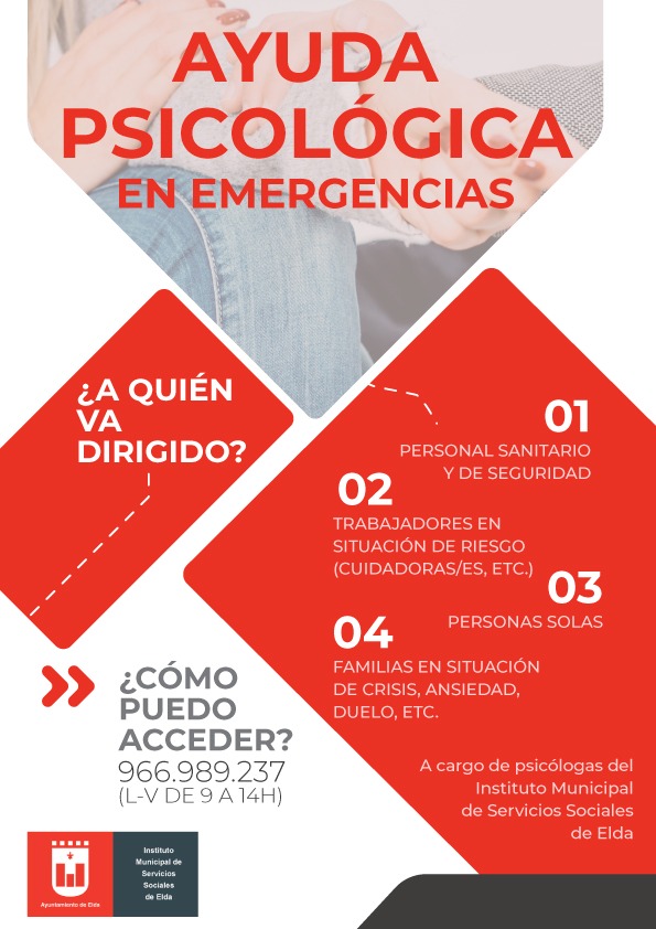 El servicio telefónico de asistencia psicológica del IMSSE ha atendido a 19 personas desde el inicio de la crisis sanitaria por el coronavirus