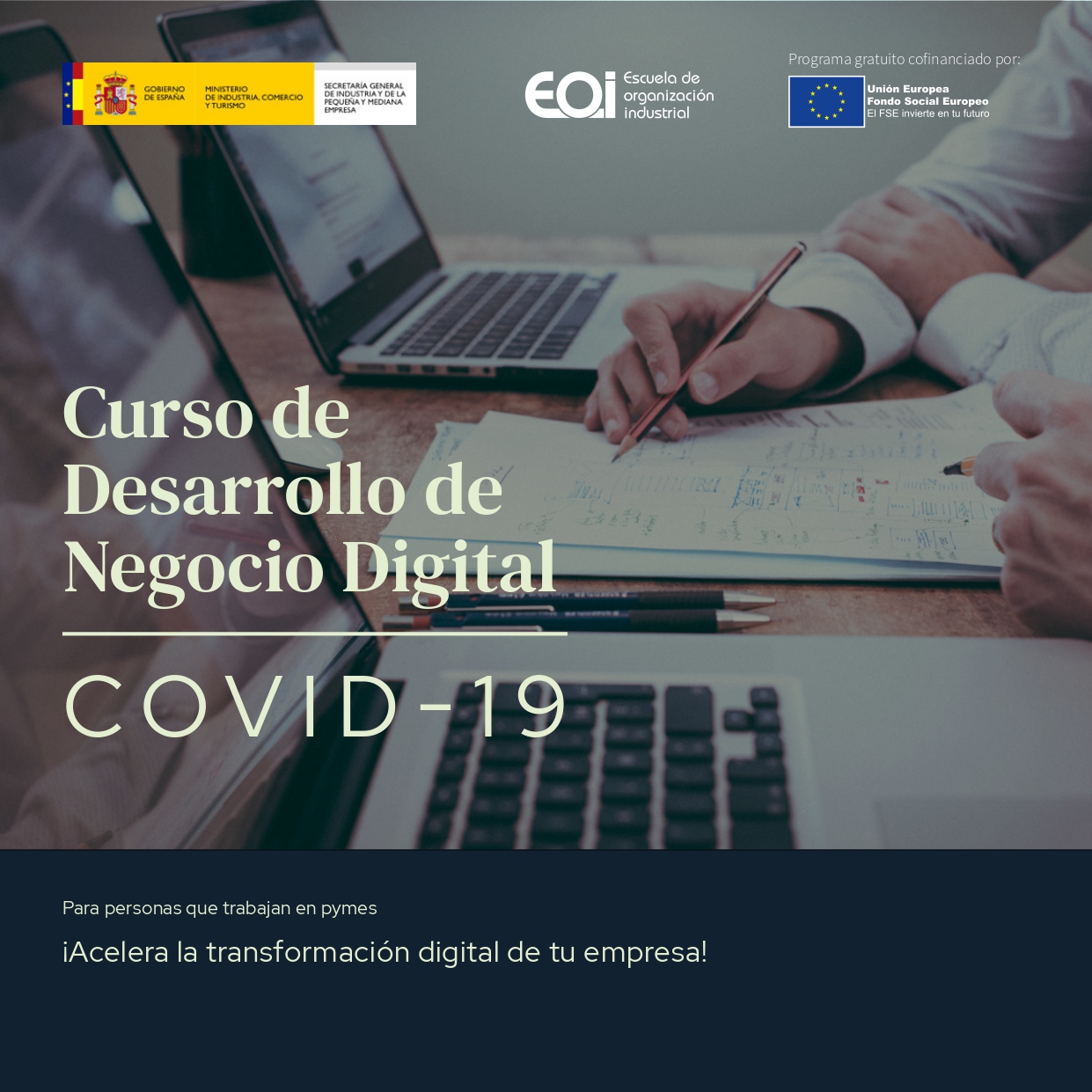 La Escuela de Organización Industrial ofrece tres cursos online especializados para las empresas y autónomos de Elda