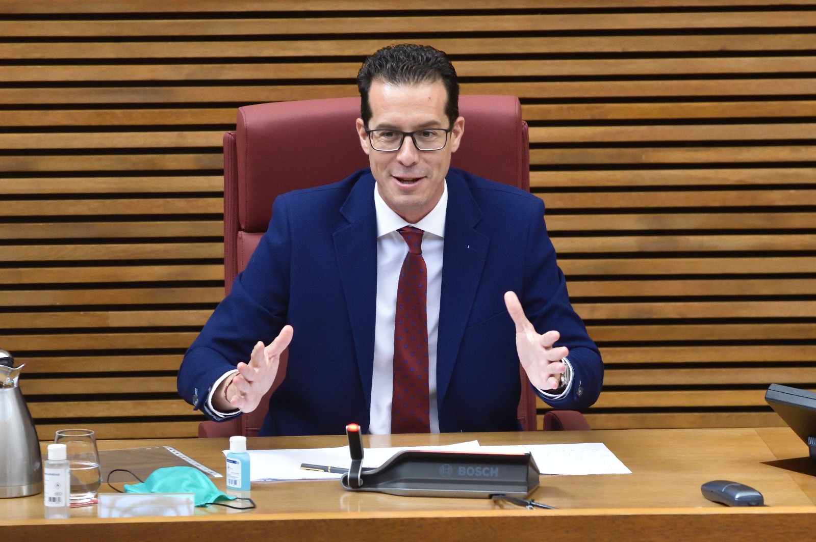 Rubén Alfaro presenta en las Cortes Valencianas las propuestas municipalistas para la reconstrucción de la Comunidad