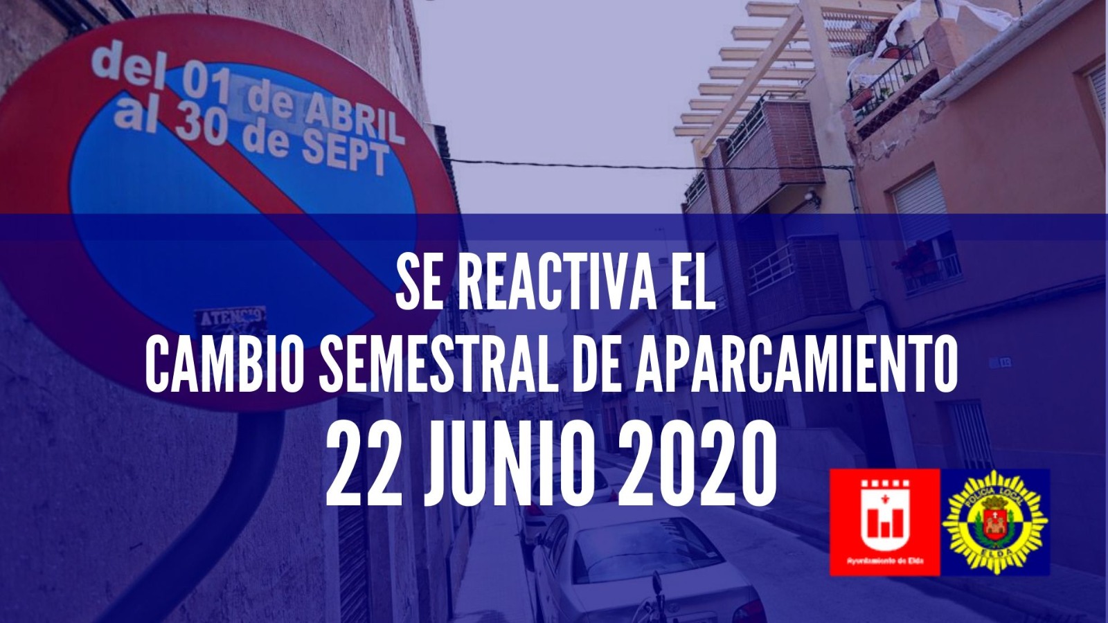 El cambio semestral de aparcamiento se reactiva el próximo 22 de junio con el levantamiento del estado de alarma