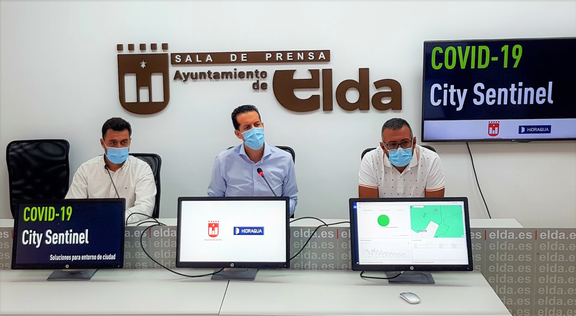 Elda presenta la herramienta City Sentinel que permite detectar la presencia de Covid-19 en las aguas residuales de la ciudad