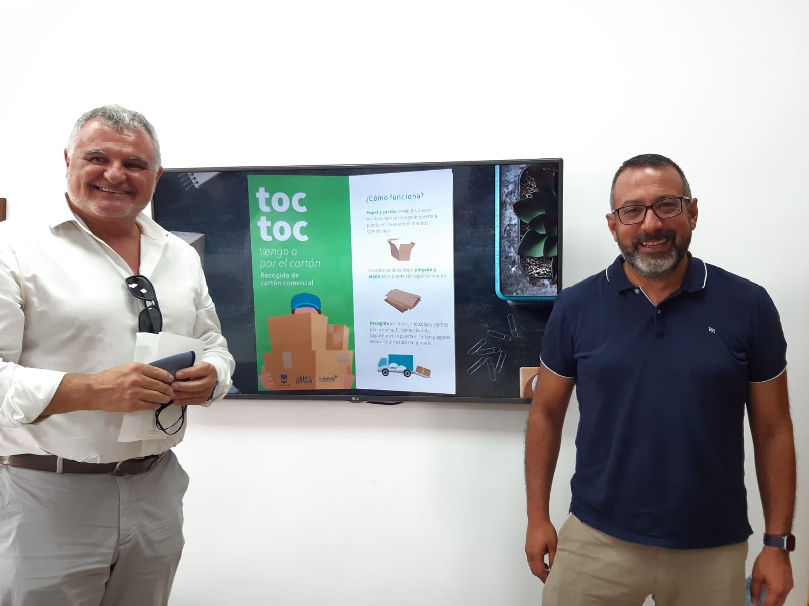 El Ayuntamiento de Elda pone en marcha un servicio de recogida de cartón ‘puerta a puerta’ para comercios