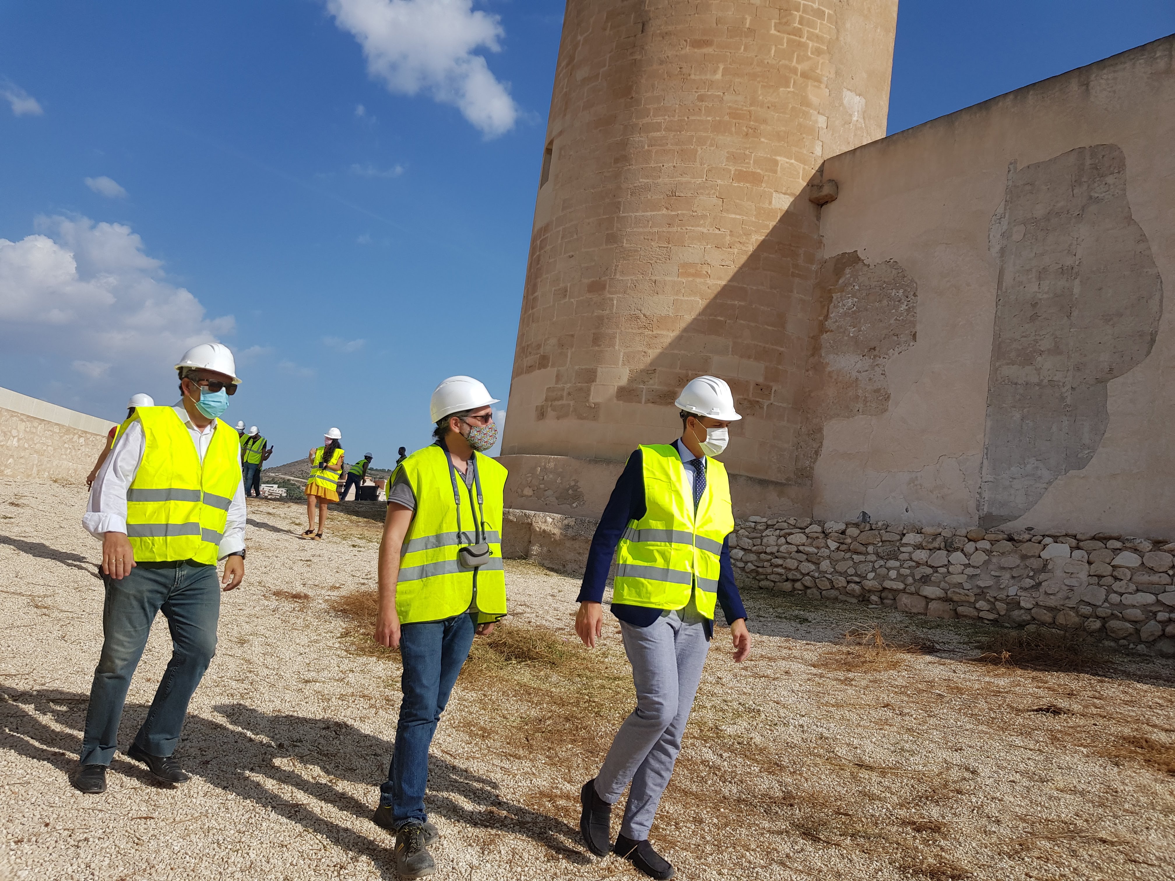 El Gobierno central aportará el 60% del presupuesto de la restauración de la barbacana del Castillo de Elda a través del 1,5% Cultural