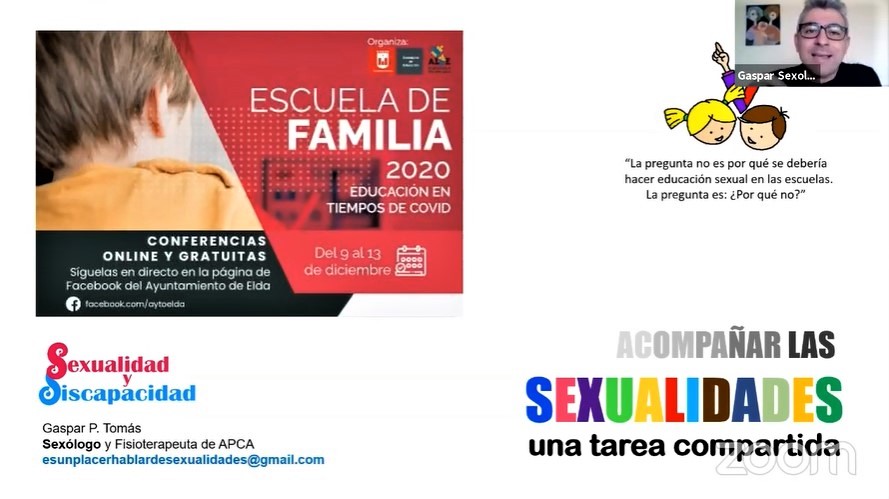 Las charlas de la Escuela de Familia han llegado a más de 17.000 personas en la página de Facebook del Ayuntamiento de Elda