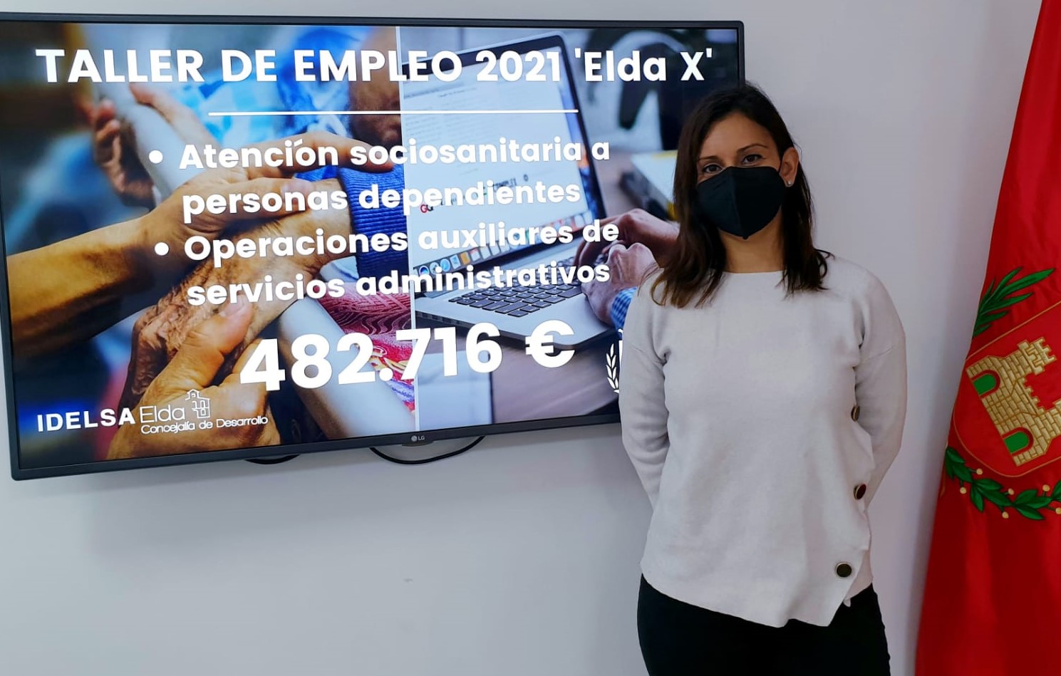 El Ayuntamiento de Elda solicita fondos para dos talleres de empleo en las especialidades de Atención Socio-Sanitaria de dependientes y de Auxiliar de Administración